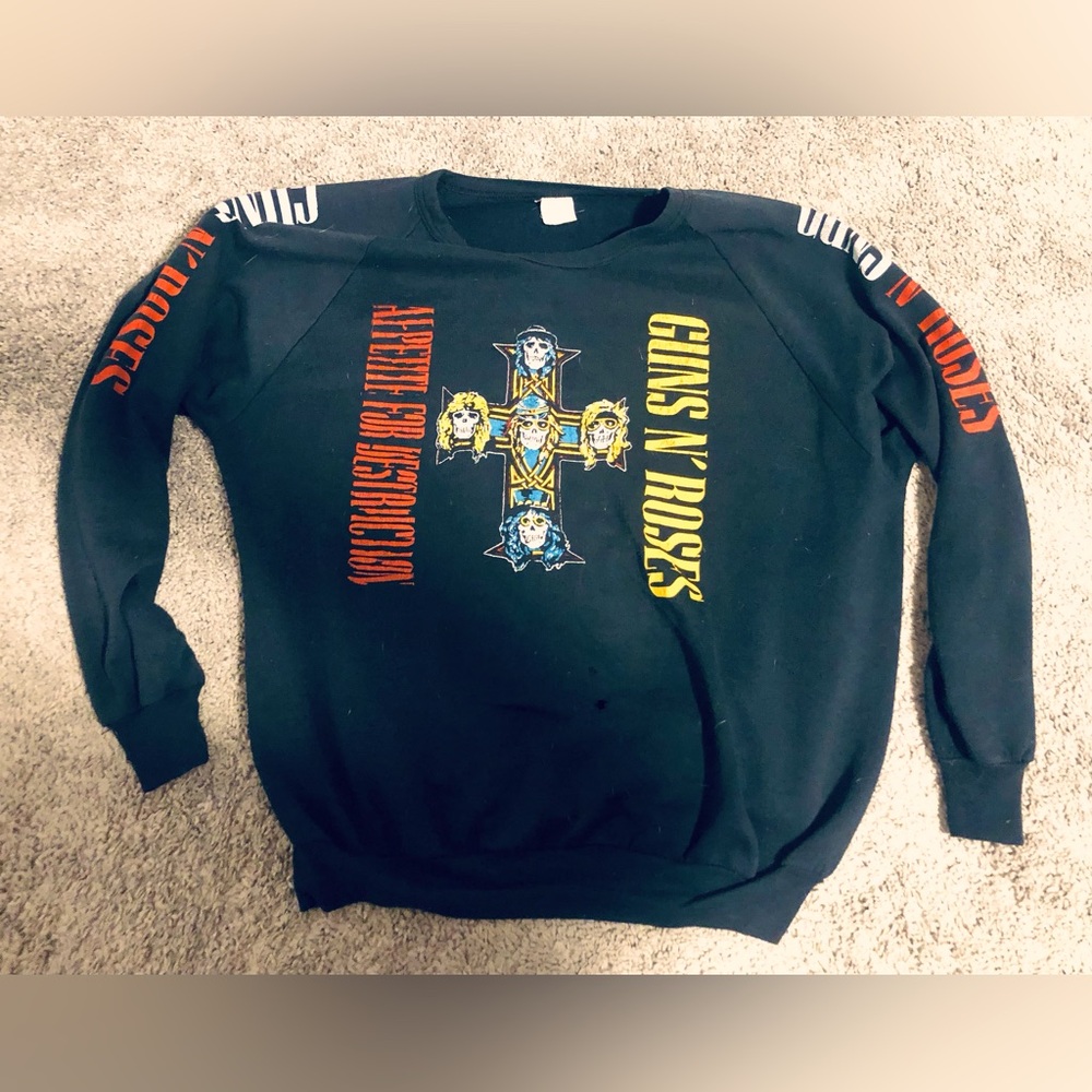 💀 Vintage 80’s Guns N’ Roses Sweatshirt